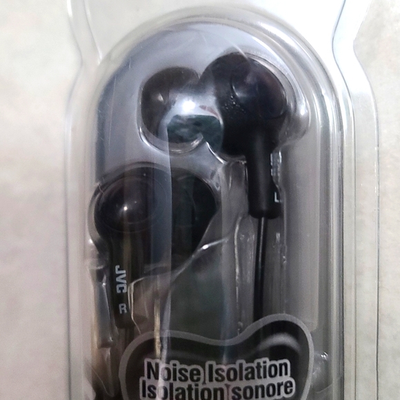 Earbuds NWT in bx Gumy Plus by JVC Kenwood, 1 pr Olive Black, HA-FX5-B - Picture 2 of 6